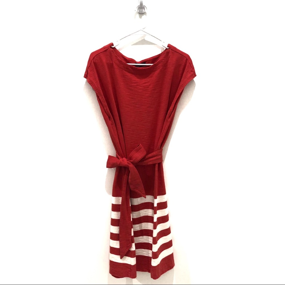 GAP ORANGE/RED Stripe Dress